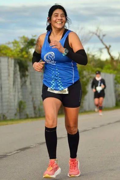 Atleta de Gravity Run Club corriendo